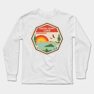 Greers Ferry Lake Arkansas Colorful Long Sleeve T-Shirt